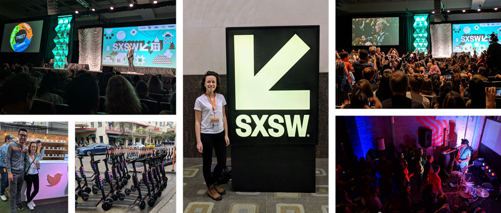 photo of Emma with SXSW Sign